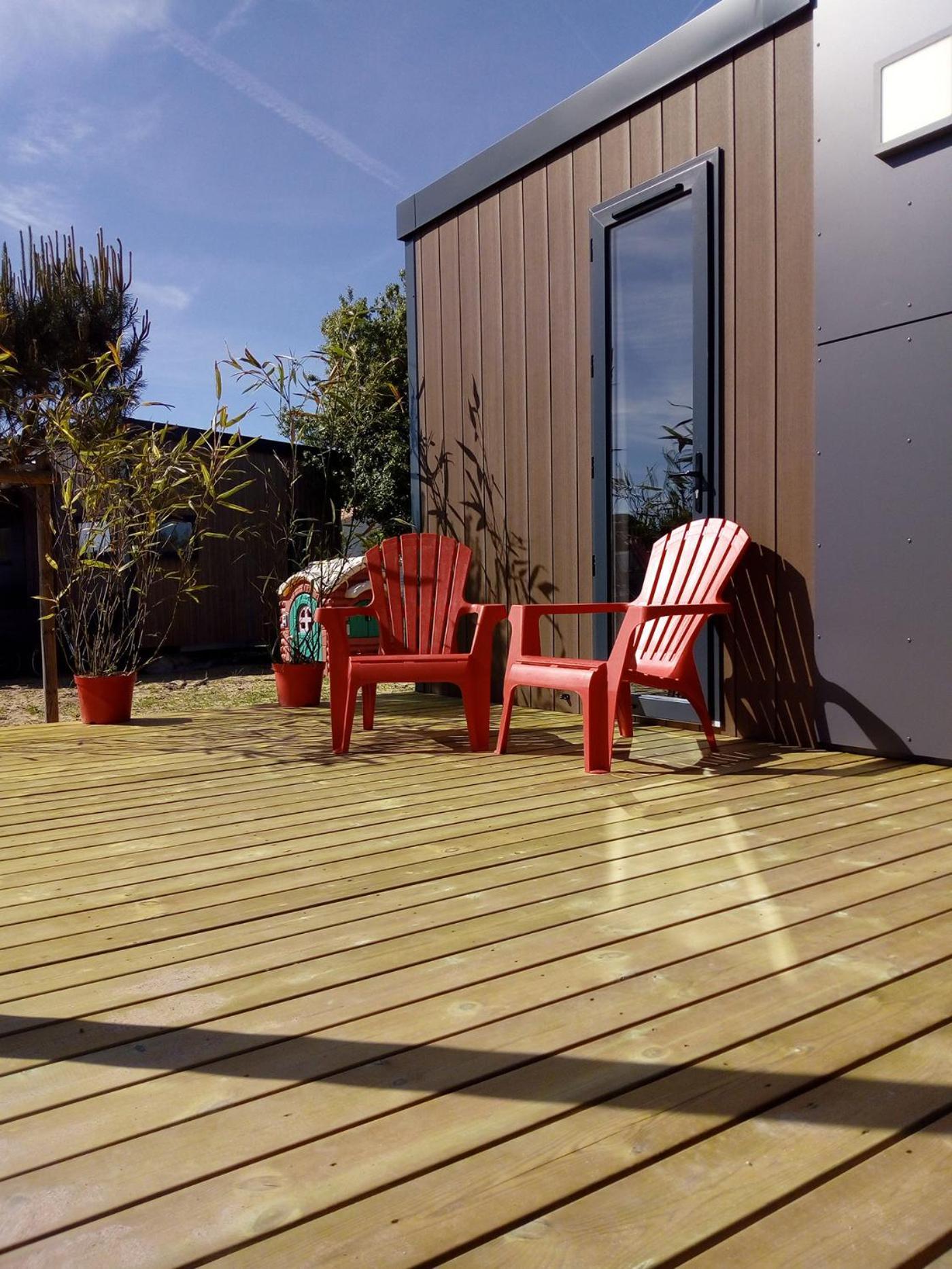 Joli Chalet Pour 6, Residence Avec Piscine La Paree Preneau Luaran gambar